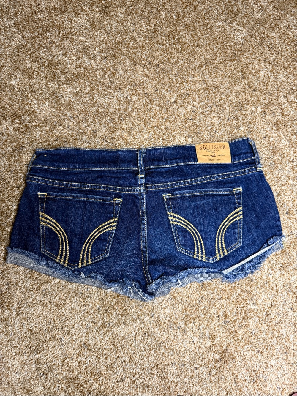 Y2K Hollister Micro Mini Shorts Bundle (3 Pairs) Size 3 | Low Rise Cheeky Denim - Picture 3 of 8